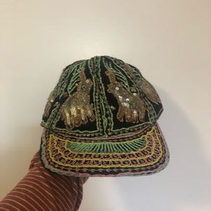 Sequins embroidered hat from urban outfitters
